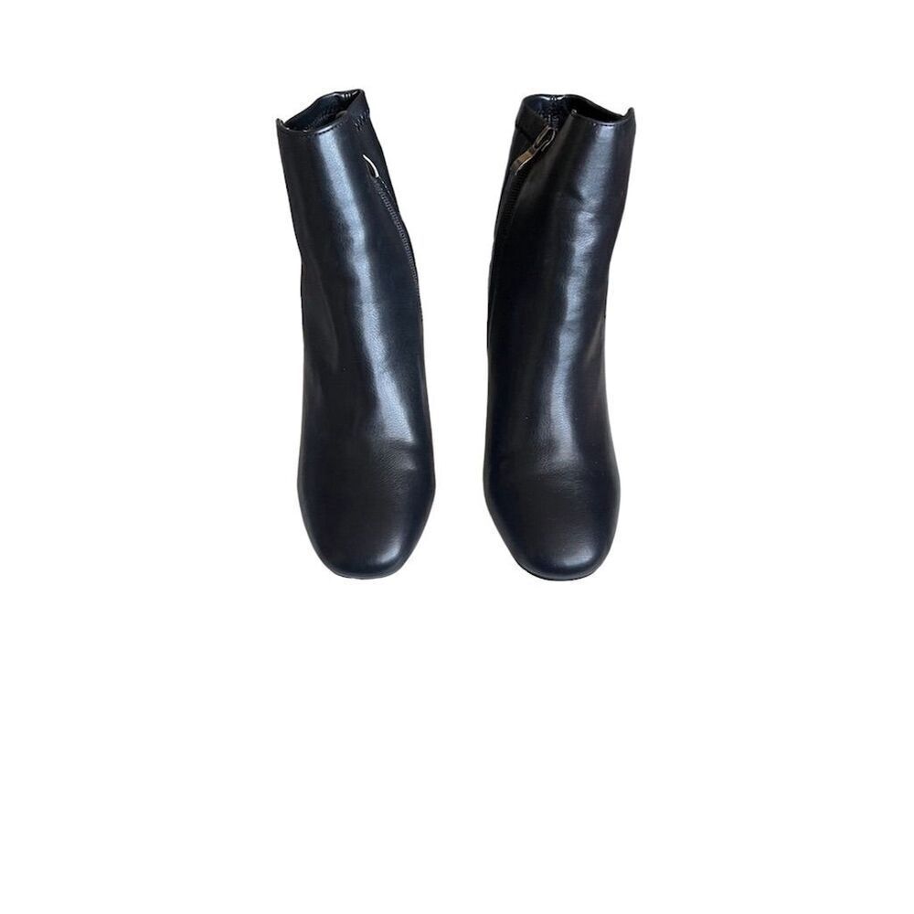 MIA Women's Black Ankle Booties with Side Zipper Casual